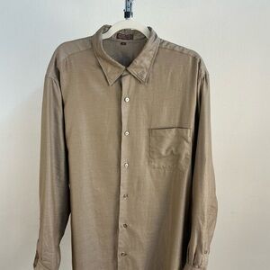 Tasso Elba 120s Twill Button-Down Shirt